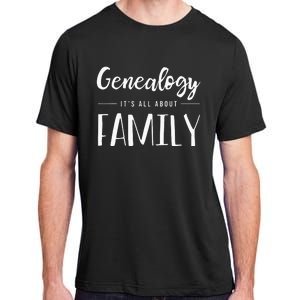 Genealogy Family Tree Genealogist Ancestry Ancestor Gift Adult ChromaSoft Performance T-Shirt