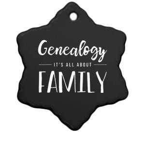 Genealogy Family Tree Genealogist Ancestry Ancestor Gift Ceramic Star Ornament