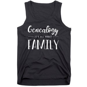 Genealogy Family Tree Genealogist Ancestry Ancestor Gift Tank Top