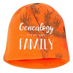 Genealogy Family Tree Genealogist Ancestry Ancestor Gift Kati - Camo Knit Beanie