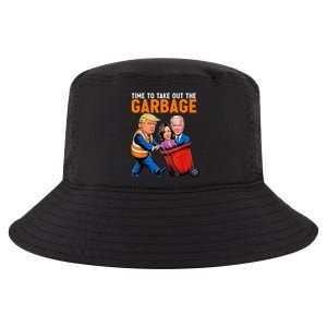 Garbage For Trump 2024 Funny Time To Take Out Garbage Biden Cool Comfort Performance Bucket Hat