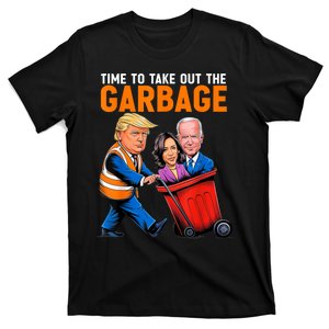 Garbage For Trump 2024 Funny Time To Take Out Garbage Biden T-Shirt