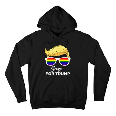 Gays For Trump 2024 Election Donald Trump President Hoodie