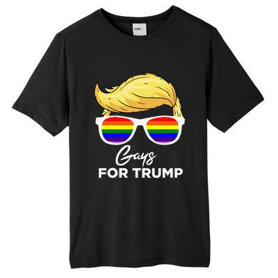 Gays For Trump 2024 Election Donald Trump President Tall Fusion ChromaSoft Performance T-Shirt