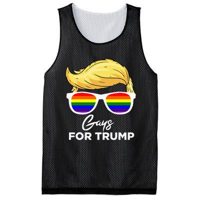 Gays For Trump 2024 Election Donald Trump President Mesh Reversible Basketball Jersey Tank