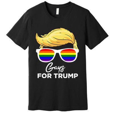 Gays For Trump 2024 Election Donald Trump President Premium T-Shirt