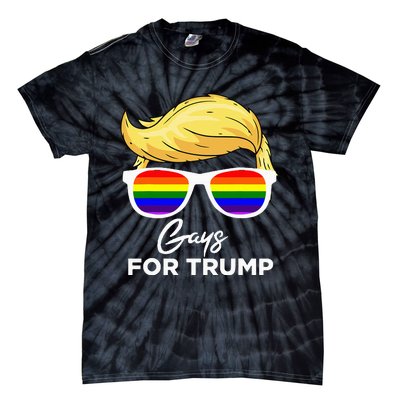 Gays For Trump 2024 Election Donald Trump President Tie-Dye T-Shirt