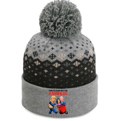 Garbage For Trump 2024 Time To Take Out Garbage The Baniff Cuffed Pom Beanie