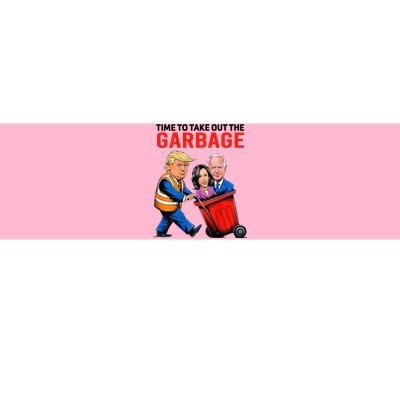 Garbage For Trump 2024 Time To Take Out Garbage Bumper Sticker