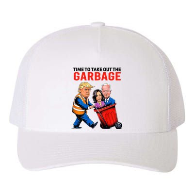 Garbage For Trump 2024 Time To Take Out Garbage Yupoong Adult 5-Panel Trucker Hat