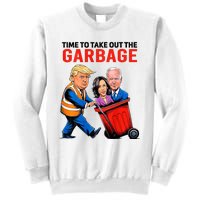 Garbage For Trump 2024 Time To Take Out Garbage Sweatshirt