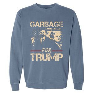 Garbage For Trump Make American Garbage Garment-Dyed Sweatshirt