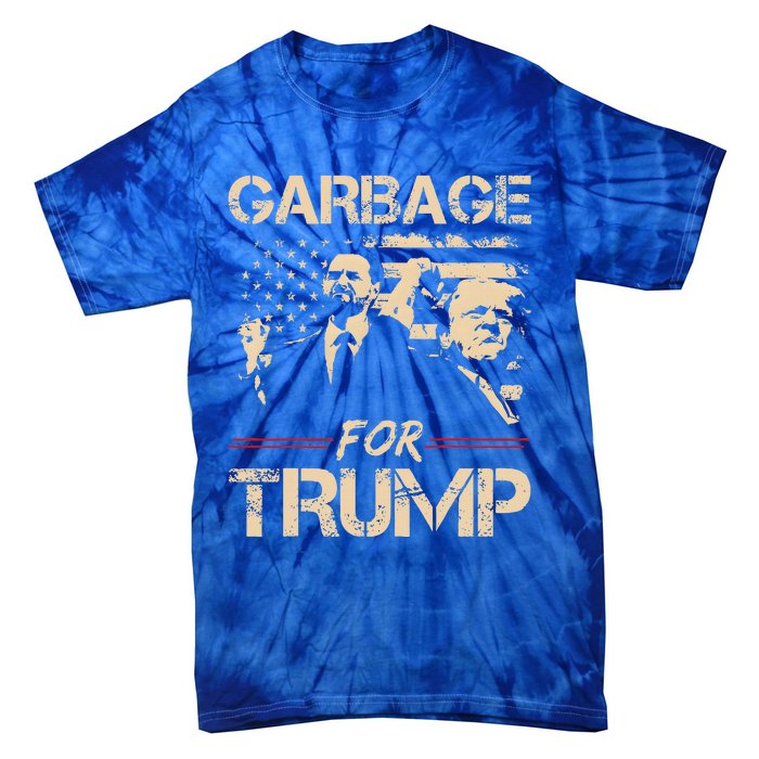 Garbage For Trump Make American Garbage Tie-Dye T-Shirt