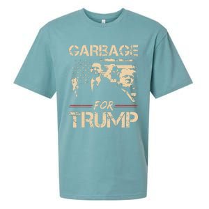 Garbage For Trump Make American Garbage Sueded Cloud Jersey T-Shirt