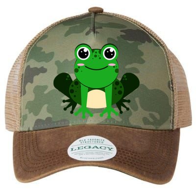 Green Frog True Toad Amphibian Froggy Lover Tadpole Gift Legacy Tie Dye Trucker Hat