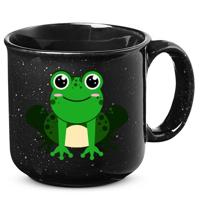 Green Frog True Toad Amphibian Froggy Lover Tadpole Gift 15oz Campfire Ceramic Mug