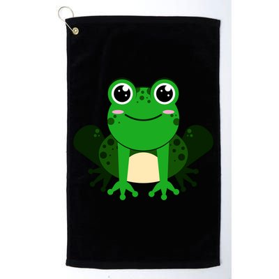 Green Frog True Toad Amphibian Froggy Lover Tadpole Gift Golf Towel