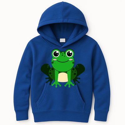 Green Frog True Toad Amphibian Froggy Lover Tadpole Gift Kids Hoodie