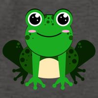 Green Frog True Toad Amphibian Froggy Lover Tadpole Gift Vector Backpack
