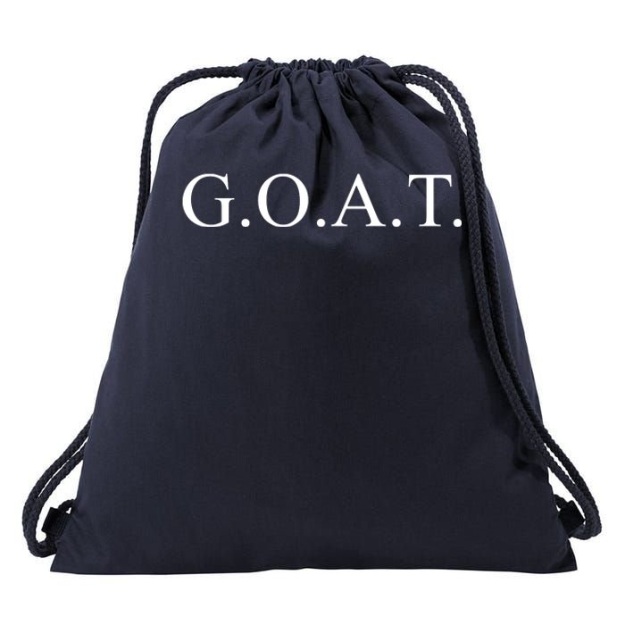 GOAT For The Greatest Of All Time GOAT Drawstring Bag