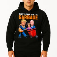 Garbage For Trump 2024 Funny Time To Take Out Garbage Biden Hoodie