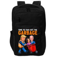 Garbage For Trump 2024 Funny Time To Take Out Garbage Biden Impact Tech Backpack