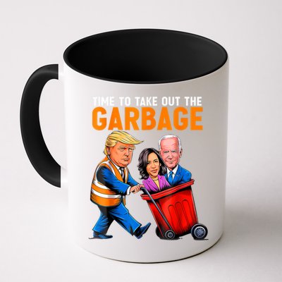 Garbage For Trump 2024 Funny Time To Take Out Garbage Biden Mug