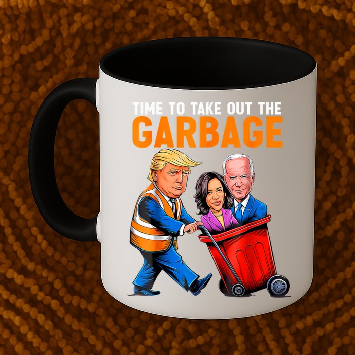 Garbage For Trump 2024 Funny Time To Take Out Garbage Biden Mug