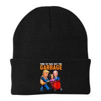 Garbage For Trump 2024 Funny Time To Take Out Garbage Biden Beanie