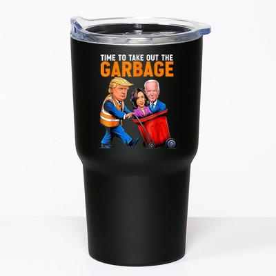 Garbage For Trump 2024 Funny Time To Take Out Garbage Biden Tumbler