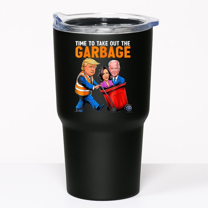 Garbage For Trump 2024 Funny Time To Take Out Garbage Biden Tumbler