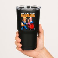 Garbage For Trump 2024 Funny Time To Take Out Garbage Biden Tumbler