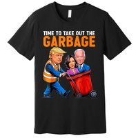 Garbage For Trump 2024 Funny Time To Take Out Garbage Biden Premium T-Shirt