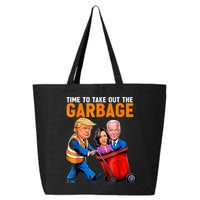 Garbage For Trump 2024 Funny Time To Take Out Garbage Biden 25L Jumbo Tote