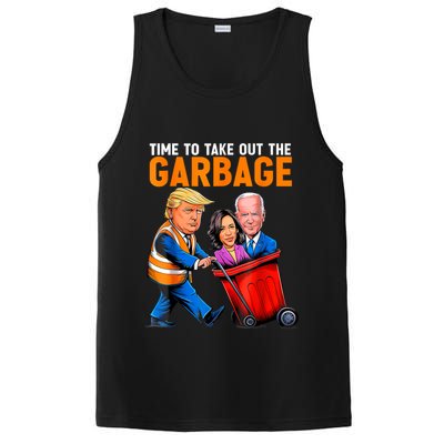 Garbage For Trump 2024 Funny Time To Take Out Garbage Biden PosiCharge Competitor Tank