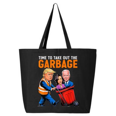 Garbage For Trump 2024 Time To Take Out Garbage Biden 25L Jumbo Tote