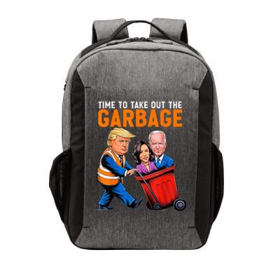 Garbage For Trump 2024 Time To Take Out Garbage Biden Vector Backpack