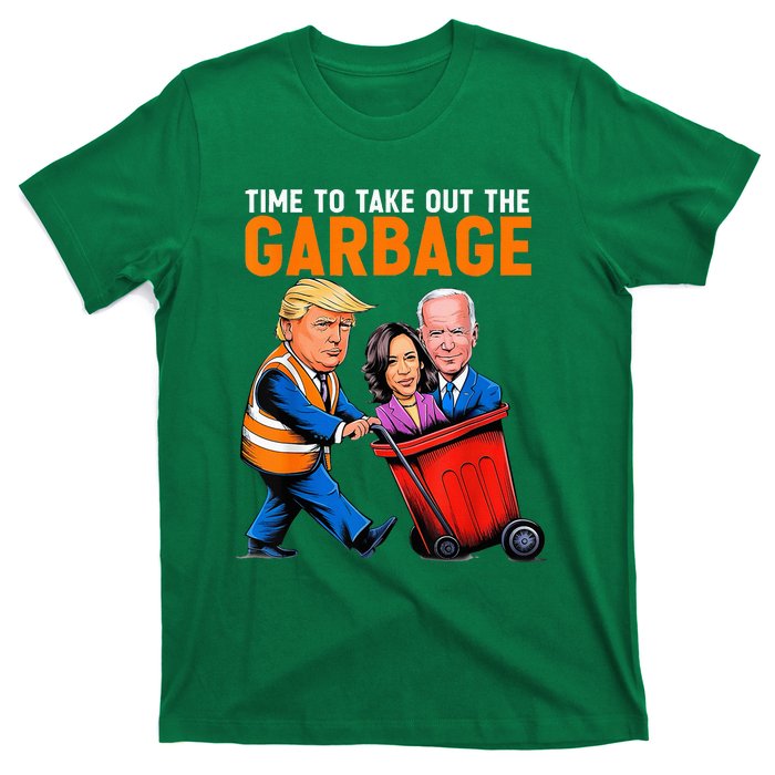 Garbage For Trump 2024 Time To Take Out Garbage Biden T-Shirt