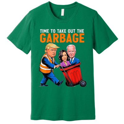 Garbage For Trump 2024 Time To Take Out Garbage Biden Premium T-Shirt