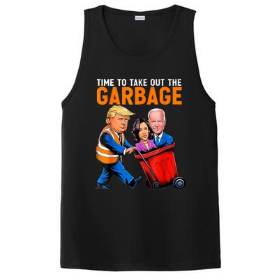 Garbage For Trump 2024 Funny Time To Take Out Garbage Biden PosiCharge Competitor Tank