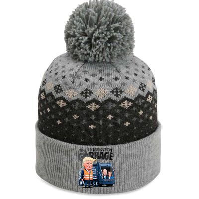 Garbage For Trump 2024 Time To Take Out Garbage Biden The Baniff Cuffed Pom Beanie