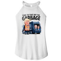 Garbage For Trump 2024 Time To Take Out Garbage Biden Women's Perfect Tri Rocker Tank