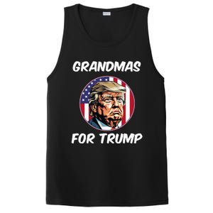 Grandmas For Trump American Flag PosiCharge Competitor Tank