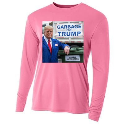 Garbage For Trump Cooling Performance Long Sleeve Crew