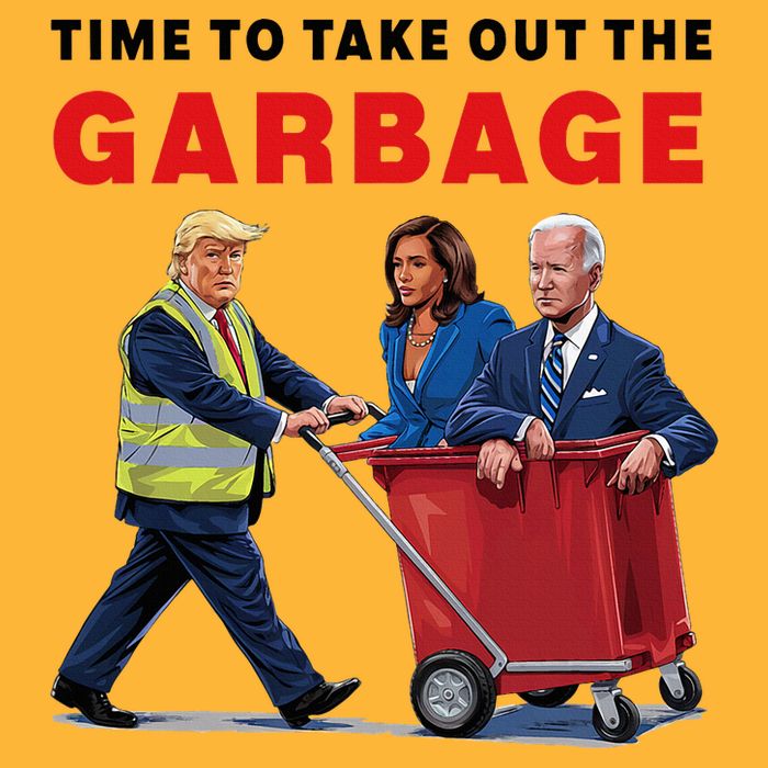 Garbage For Trump 2024 Time To Take Out The Garbage Sustainable Knit Beanie