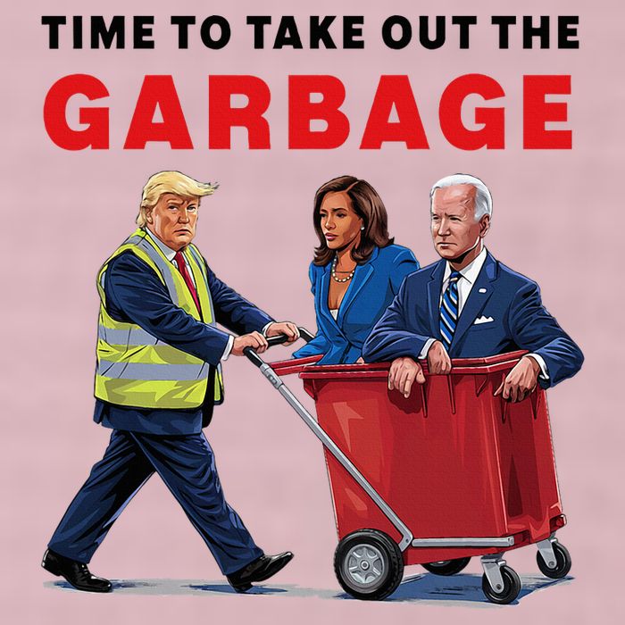 Garbage For Trump 2024 Time To Take Out The Garbage 25L Jumbo Tote
