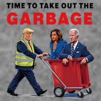 Garbage For Trump 2024 Time To Take Out The Garbage Toddler Sweatshirt