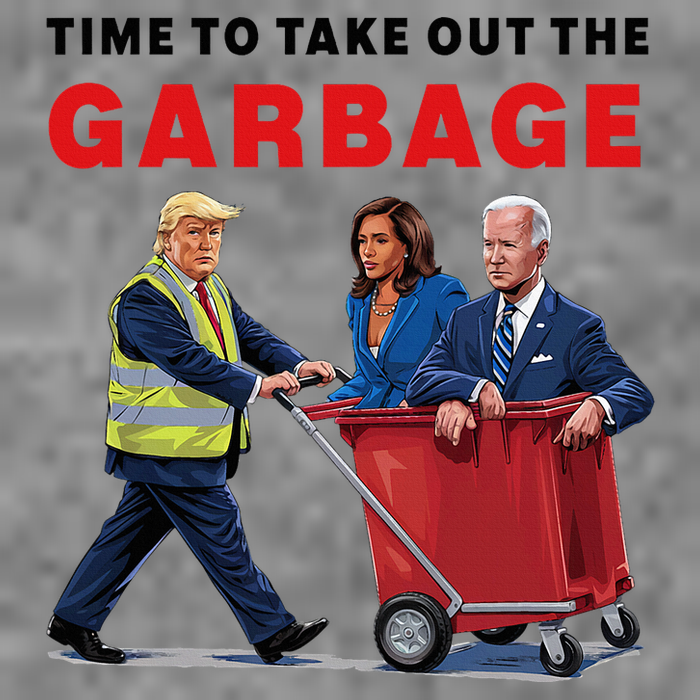 Garbage For Trump 2024 Time To Take Out The Garbage Toddler Sweatshirt