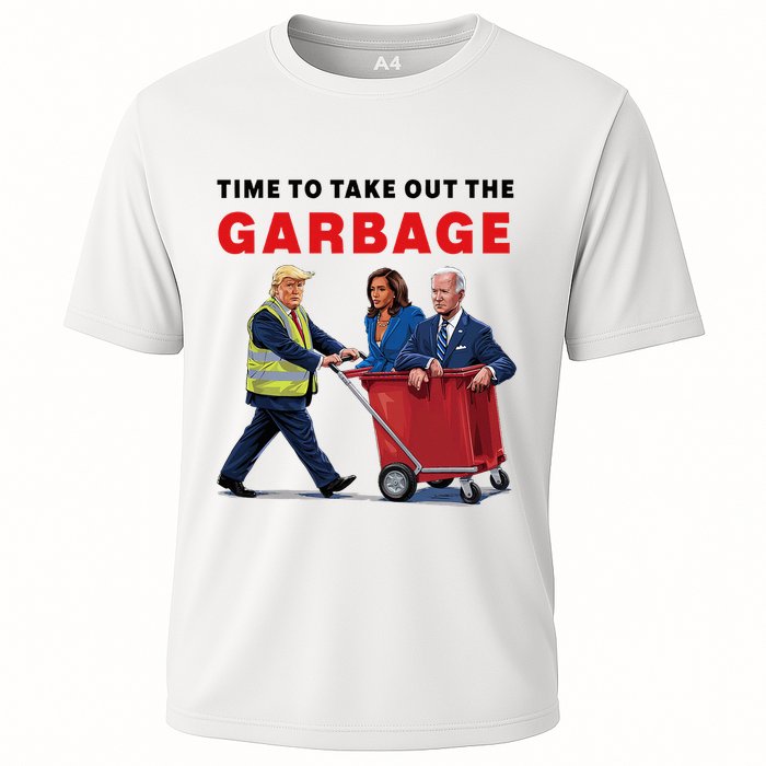 Garbage For Trump 2024 Time To Take Out The Garbage Performance Shirt