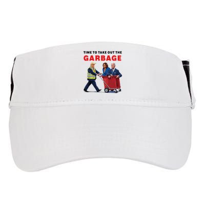 Garbage For Trump 2024 Time To Take Out The Garbage Adult Drive Performance Visor